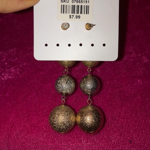 Silver and Gold Earrings - Picture 2 of 2